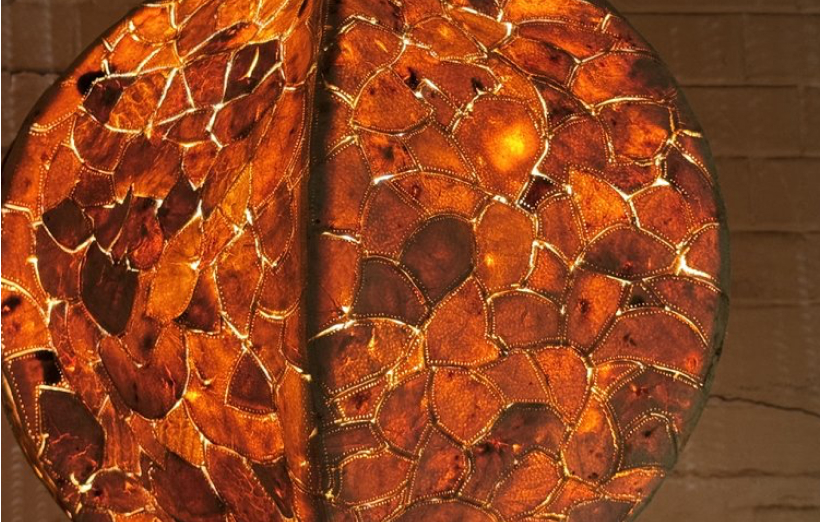 Studio Arp's orange peel pendant light